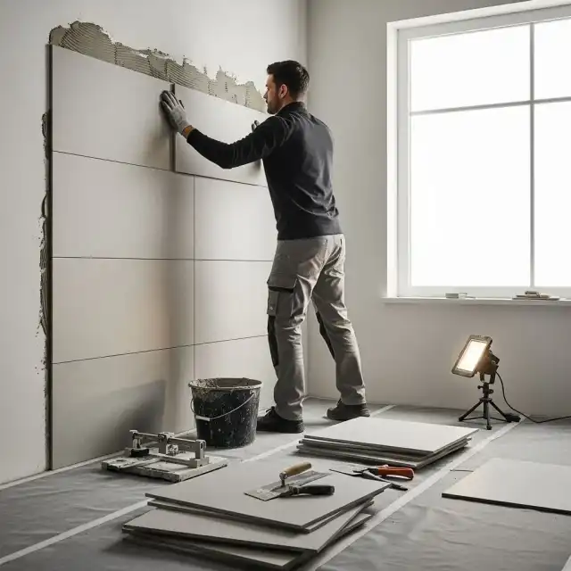 Moderne Badsanierung mit bodengleicher Dusche